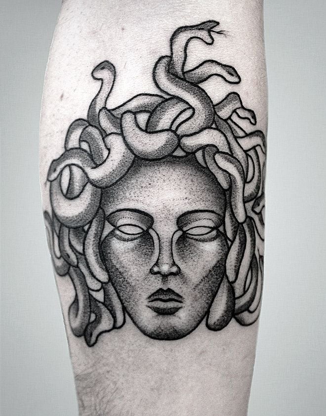 tatuajes de medusa griega 2