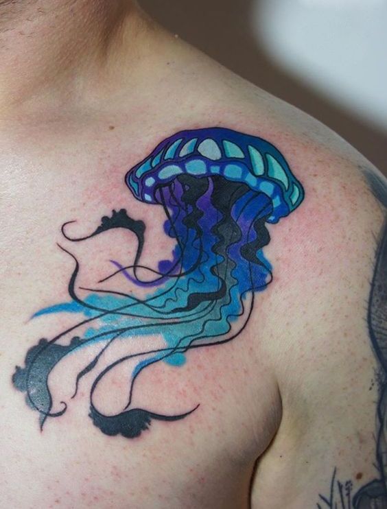 tatuajes de medusa para hombres 7