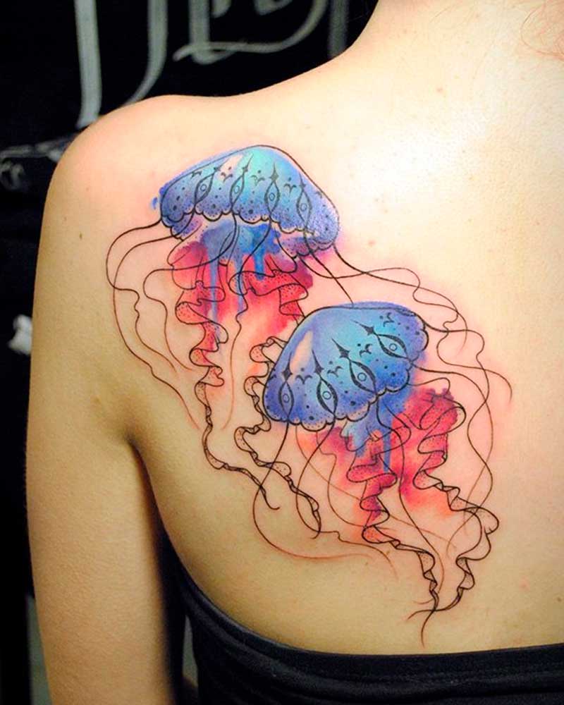 tatuajes de medusa para mujeres 7