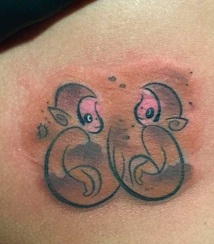 tatuajes de monos para parejas