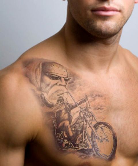 tatuajes de motos hombres