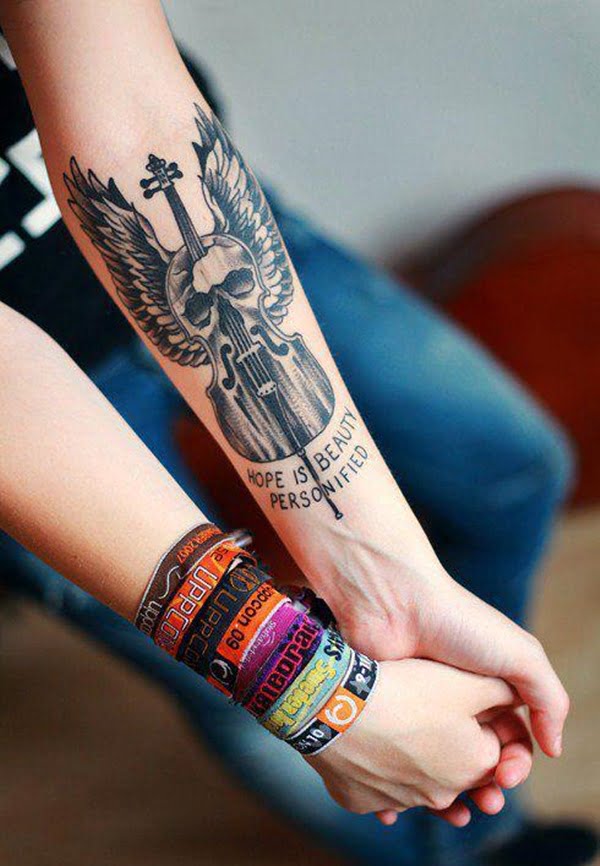 tatuajes de musica de rock
