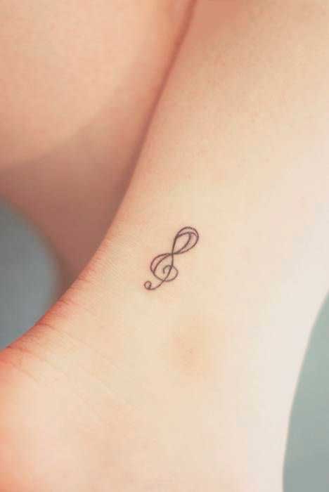 tatuajes de musica minimalistas