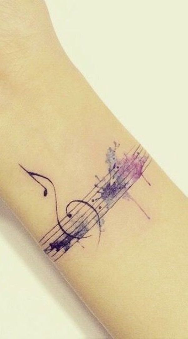 tatuajes de musica para chicas
