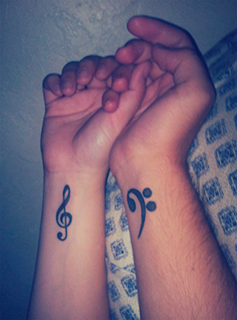 tatuajes de musica para novios