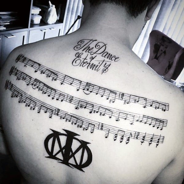 tatuajes de notas musicales 3