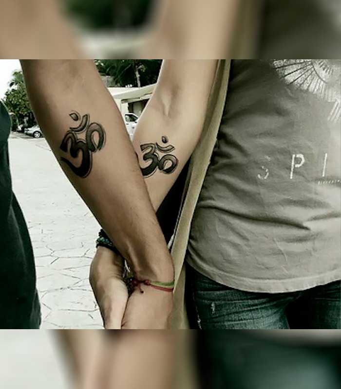 tatuajes de om para parejas