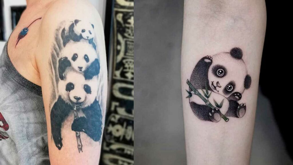 tatuajes de osos panda