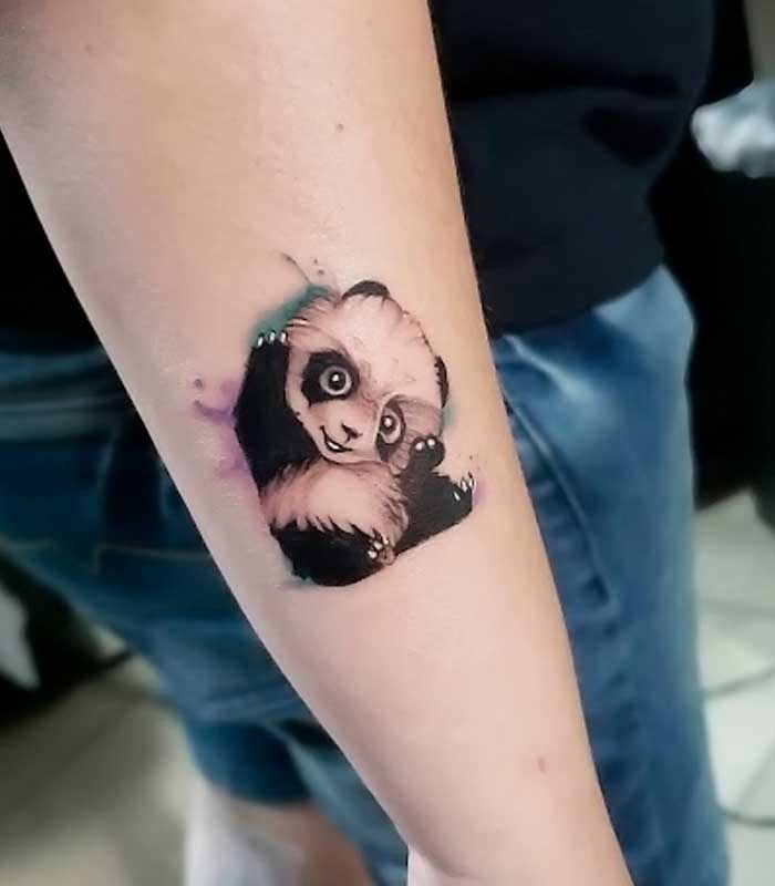 tatuajes de osos panda para damas