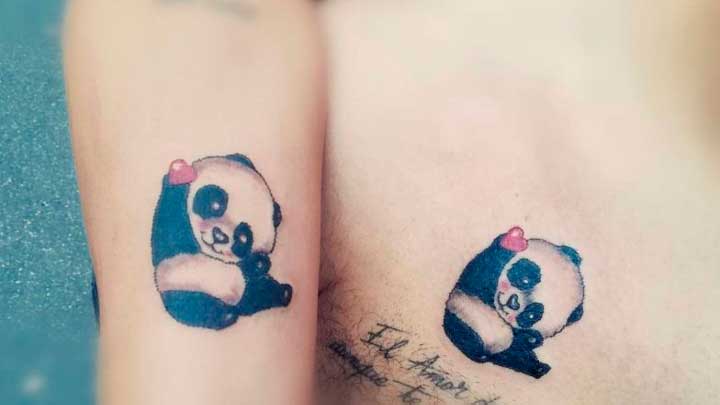 tatuajes de osos panda para parejas