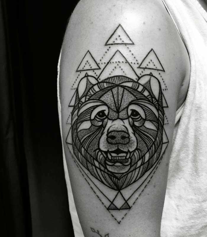 tatuajes de osos para caballeros