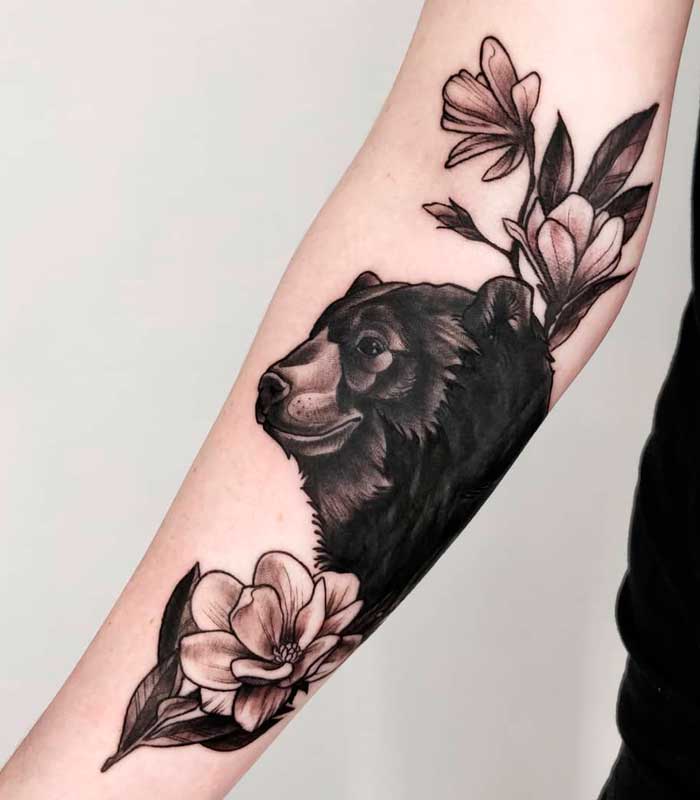 tatuajes de osos para chicas