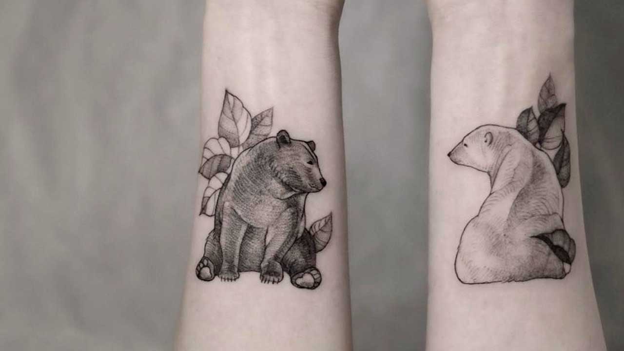 tatuajes de osos para parejas