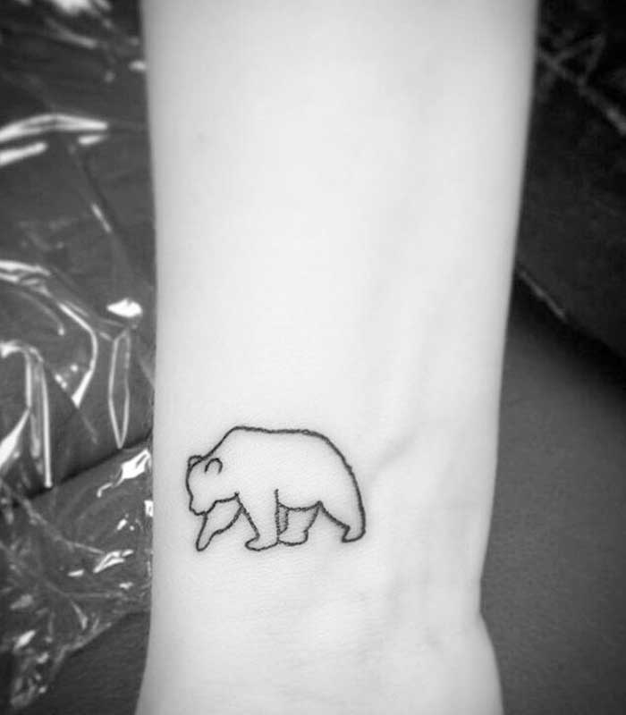 tatuajes de osos pequenos