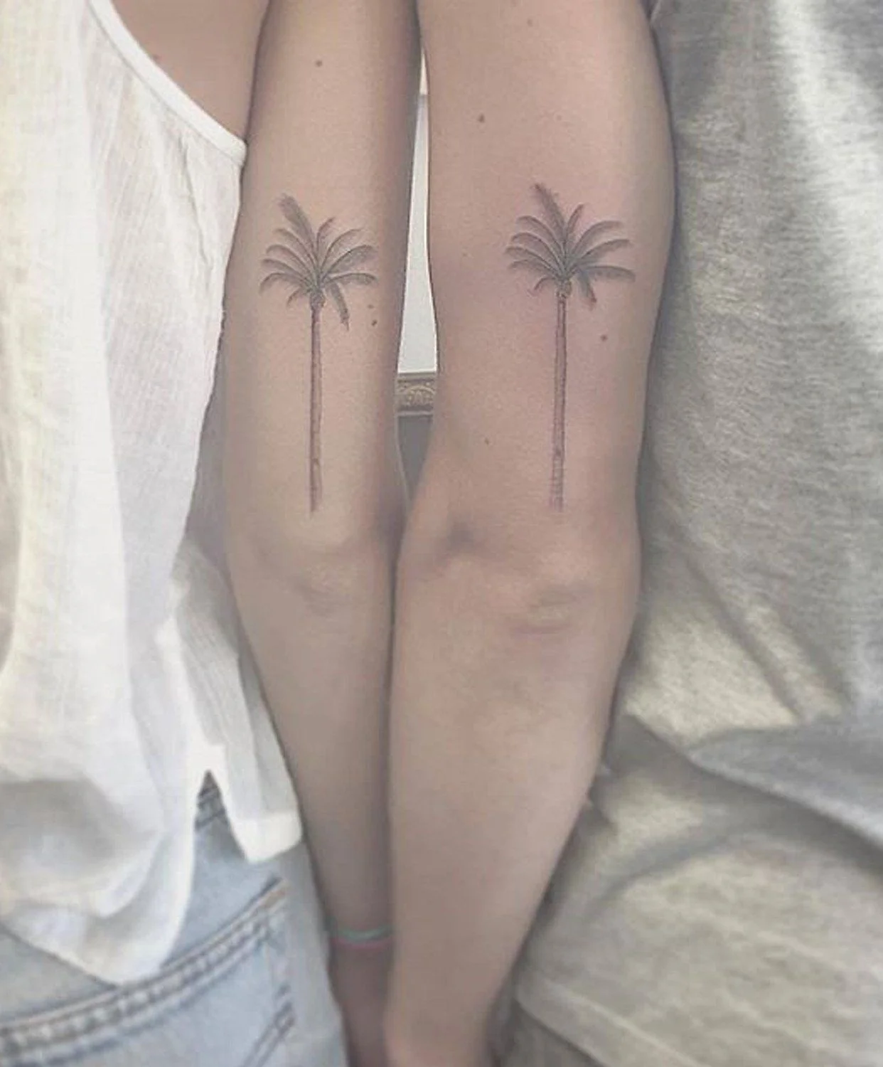 tatuajes de palmeras para novios
