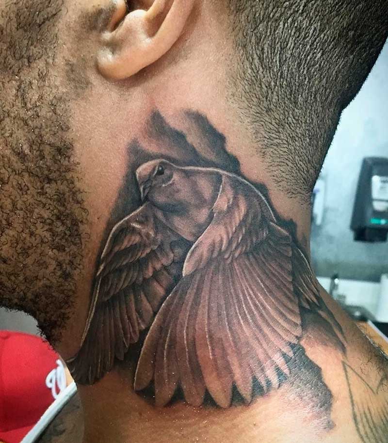 tatuajes de palomas para hombres 13