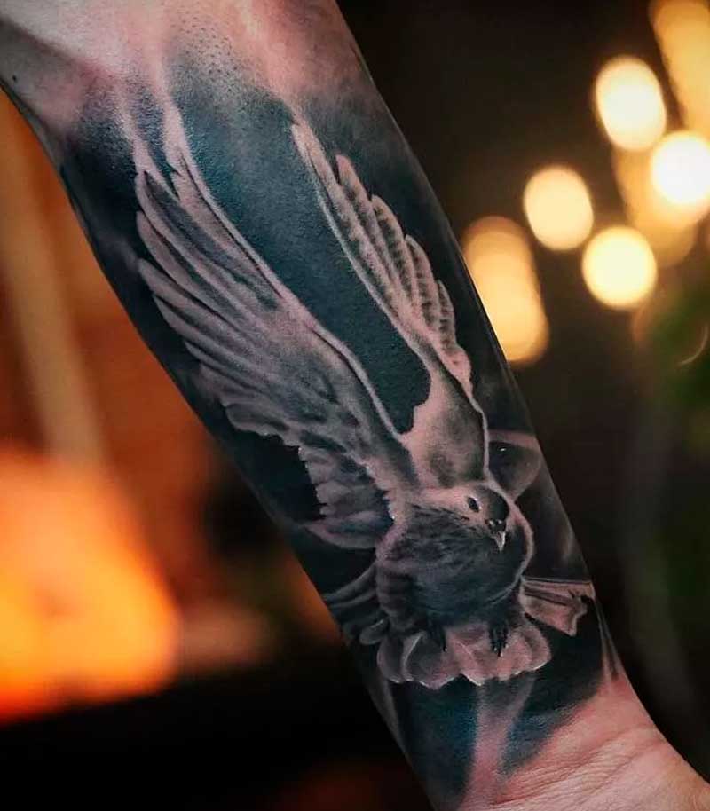 tatuajes de palomas para hombres 4
