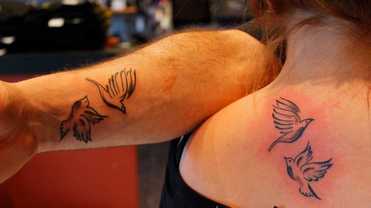 tatuajes de palomas para parejas 2