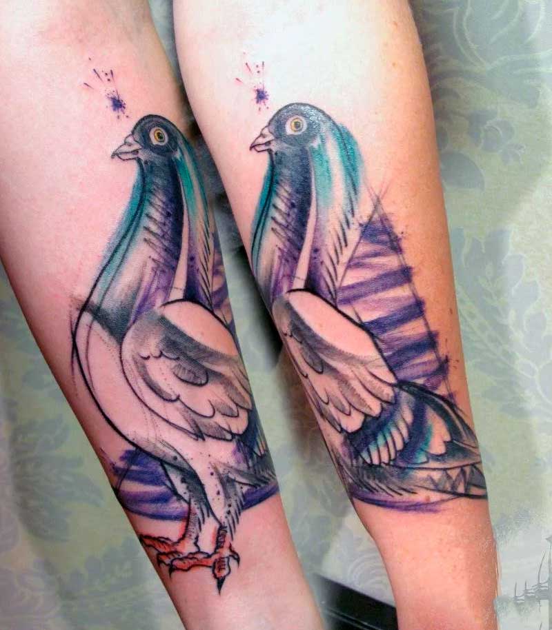 tatuajes de palomas para parejas 3