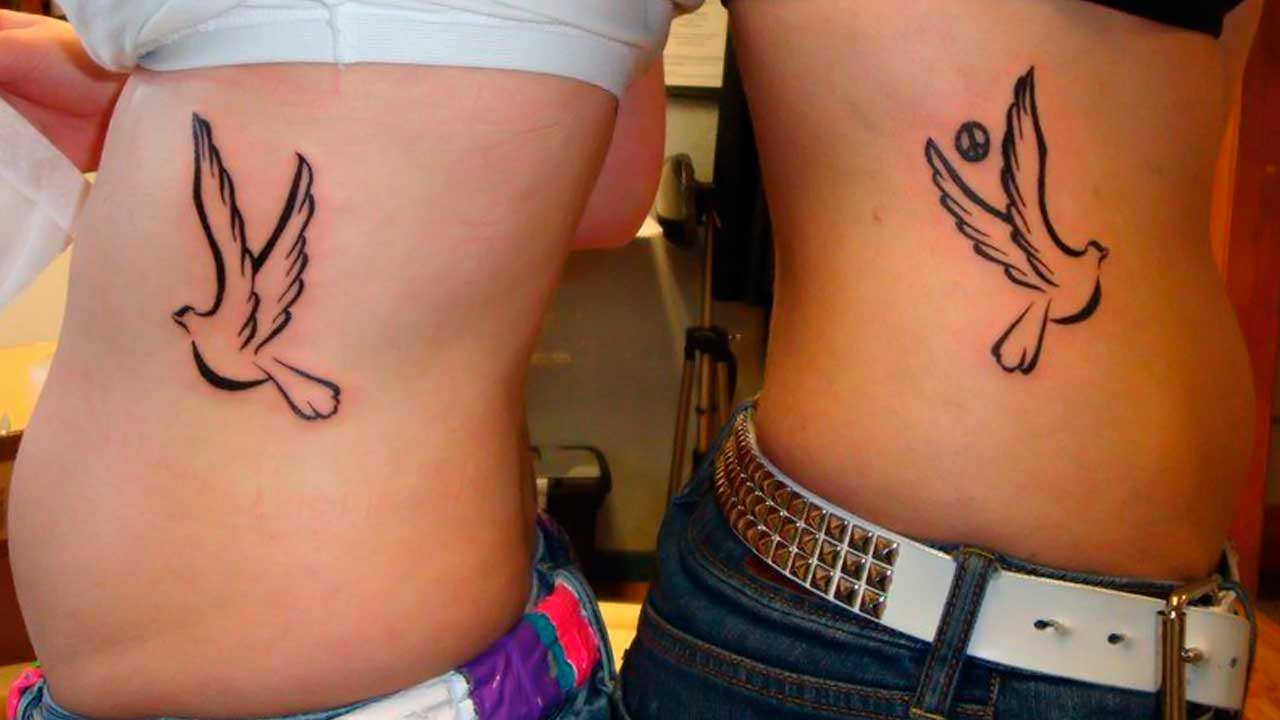 tatuajes de palomas para parejas 4
