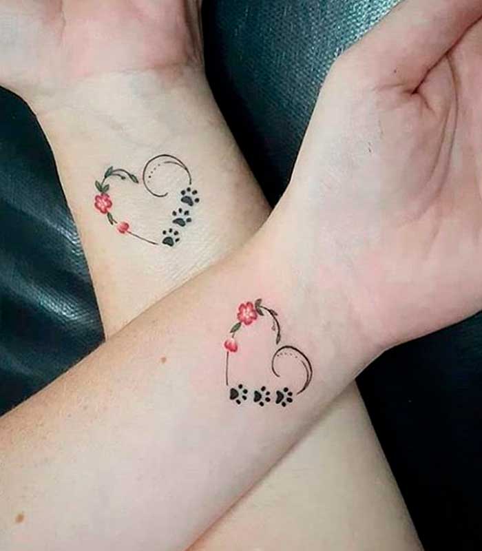 tatuajes de perros para parejas