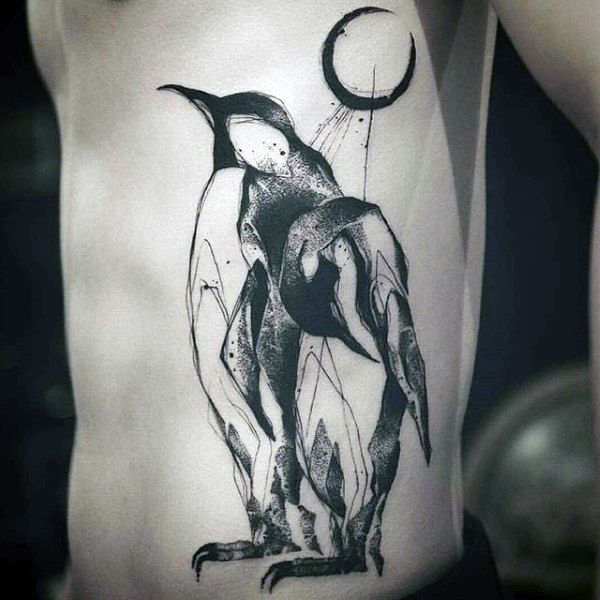 tatuajes de pinguinos para hombres