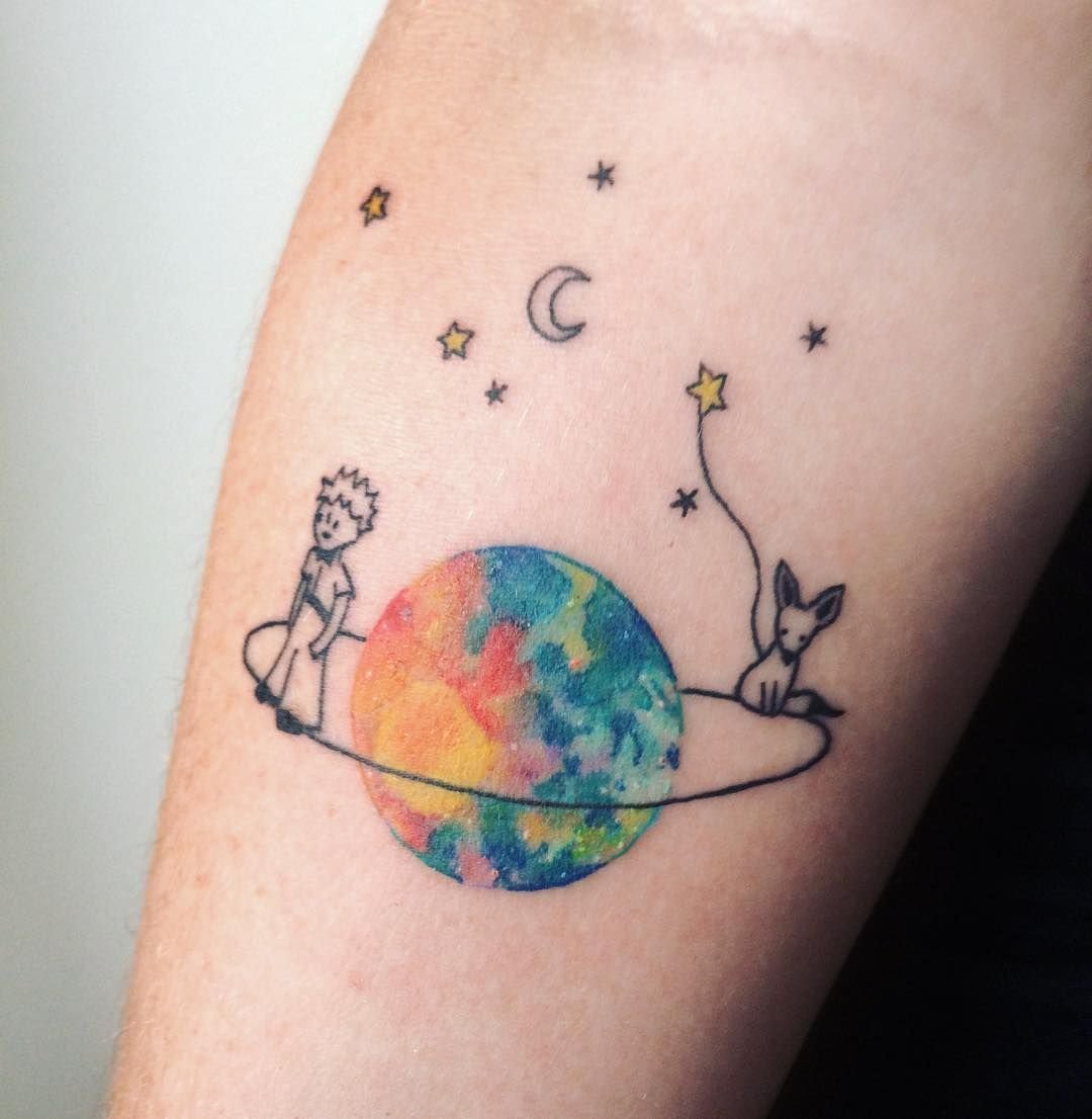 tatuajes de planetas pequenos 17