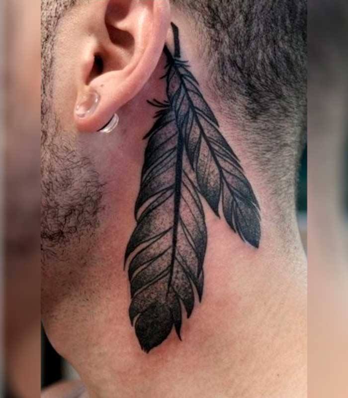 tatuajes de plumas para chicos