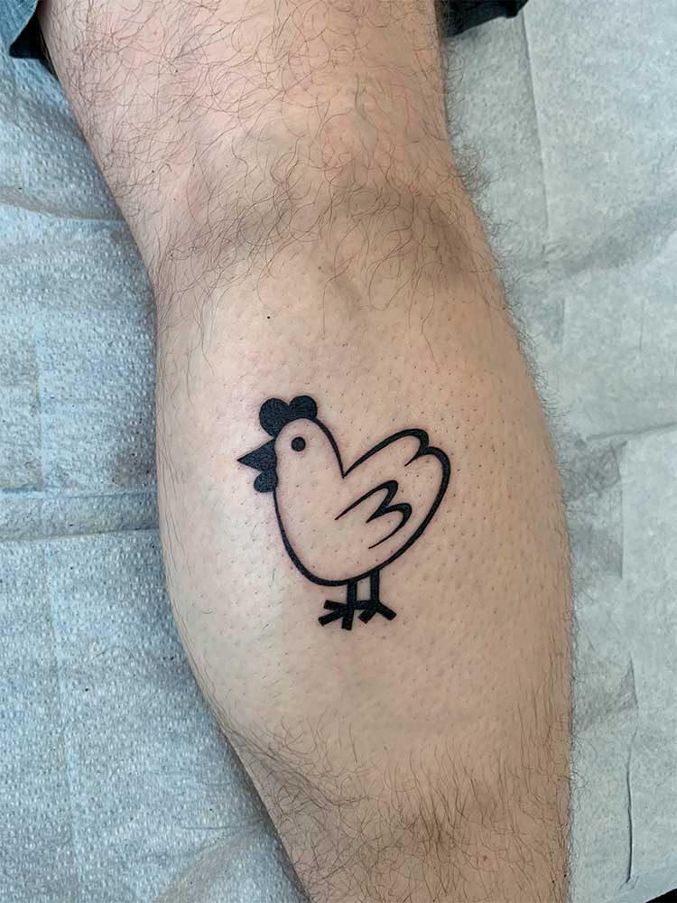 tatuajes de pollitos para chicos