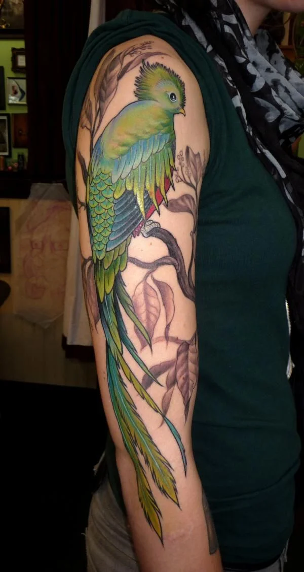 tatuajes de quetzales para chicos