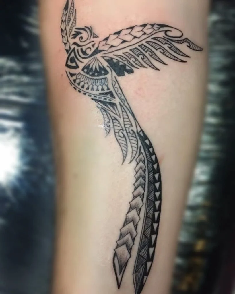 tatuajes de quetzales tribales