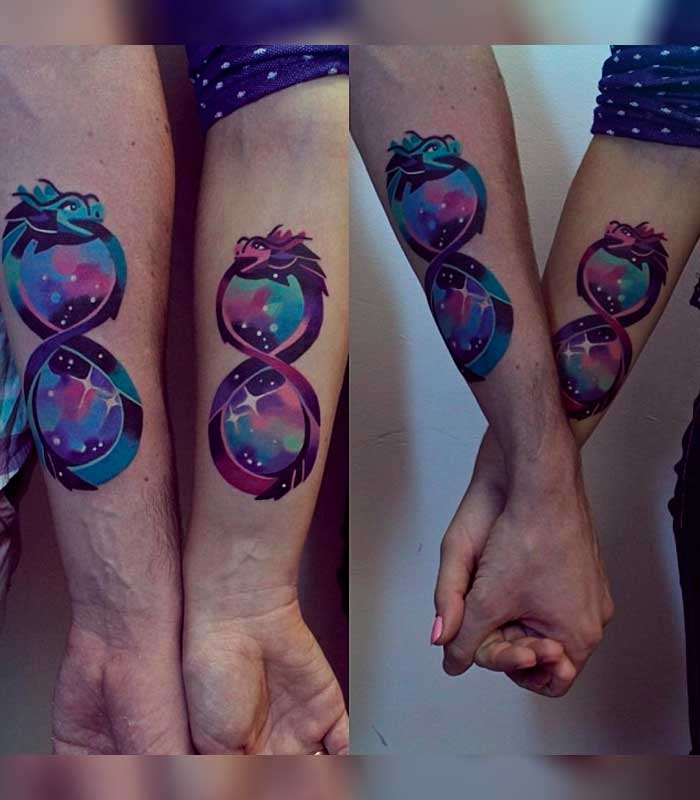 tatuajes de serpientes con infinito