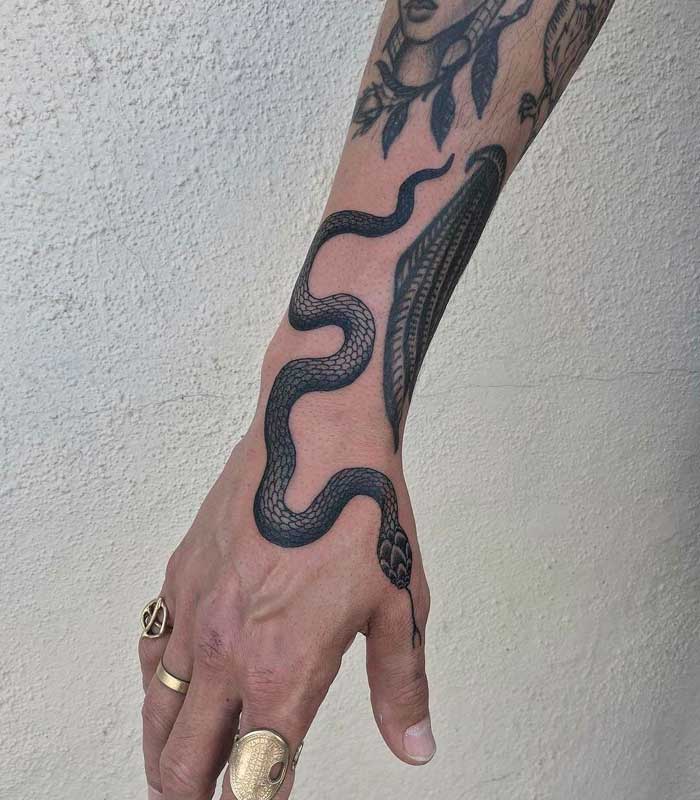 tatuajes de serpientes para chicos