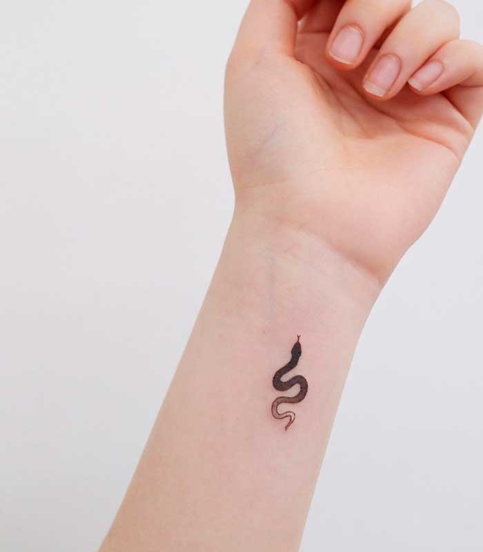 tatuajes de serpientes pequenos