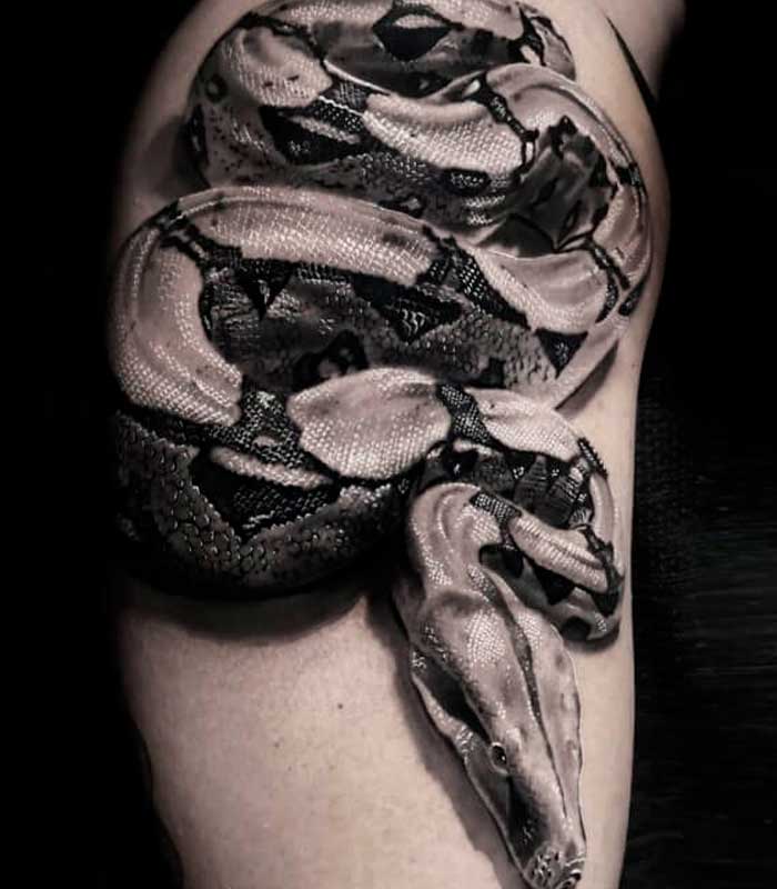 tatuajes de serpientes realisticas 3d 1