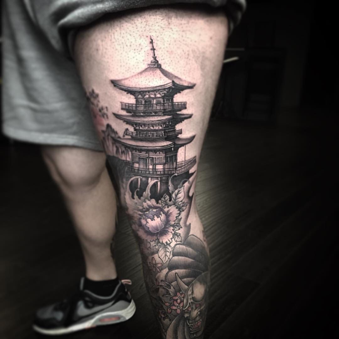 tatuajes de templos chinos 2