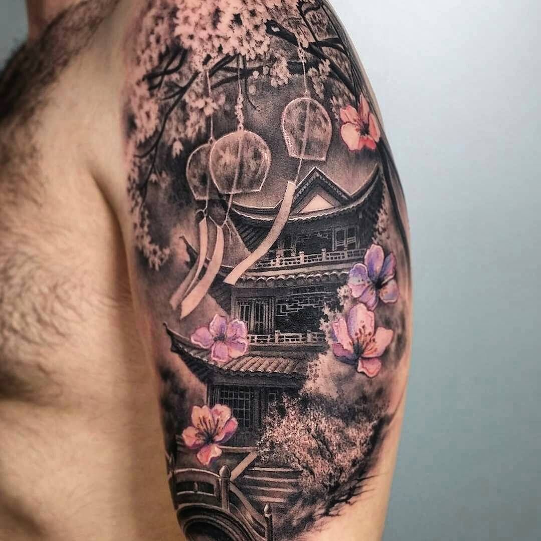 tatuajes de templos chinos 9