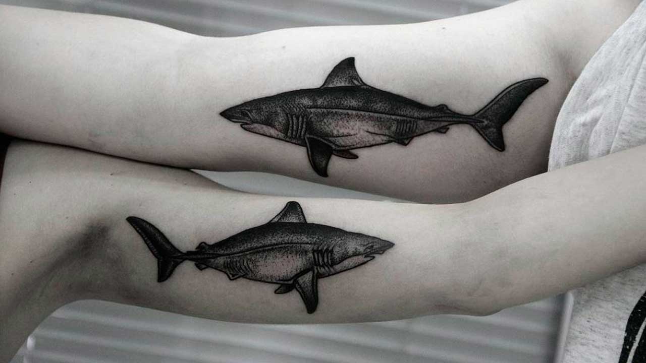 tatuajes de tiburones para parejas