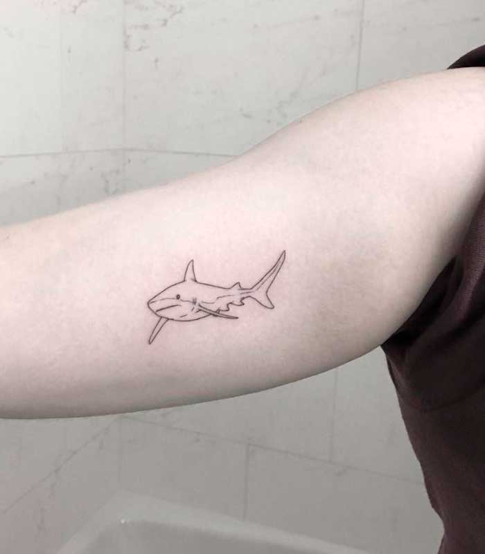 tatuajes de tiburones pequenos