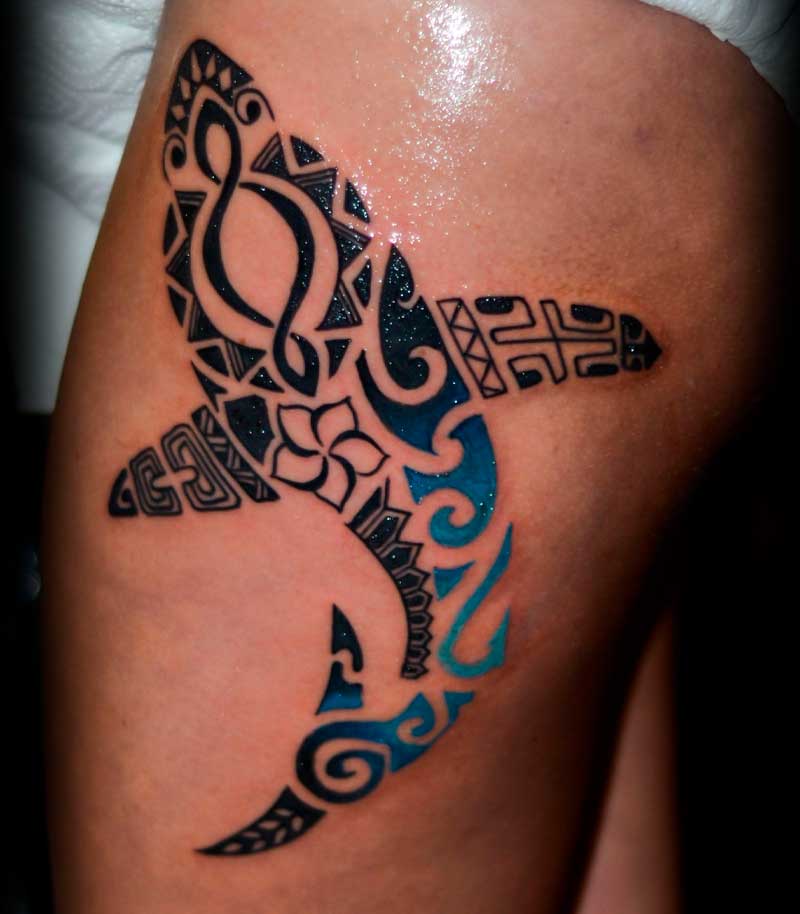 tatuajes de tiburones polinesios 3