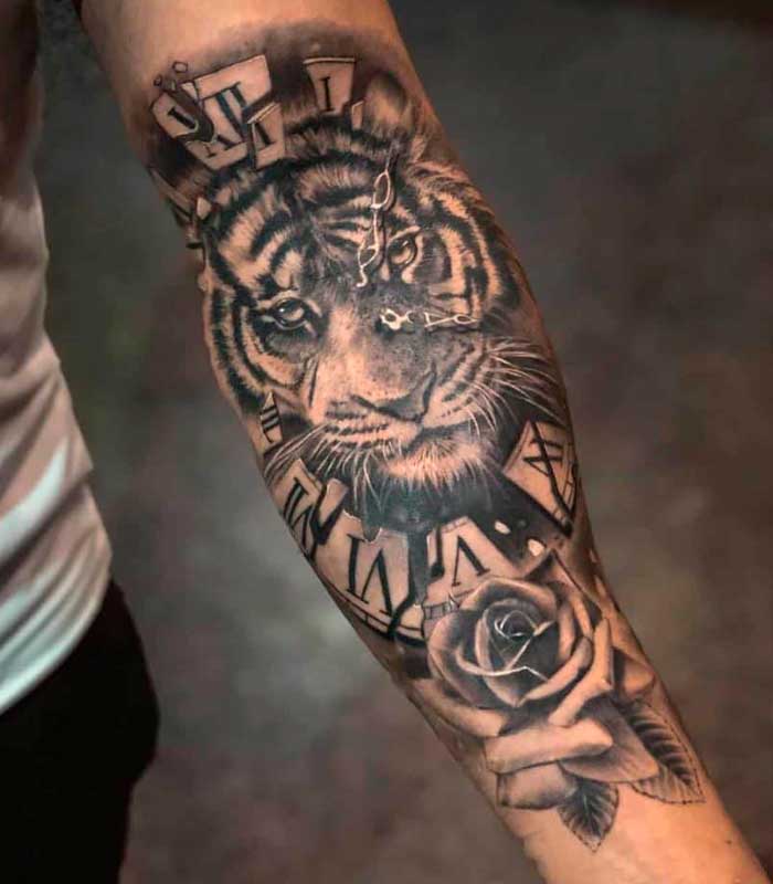 tatuajes de tigres para chicos