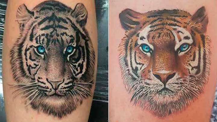 tatuajes de tigres para enamorados