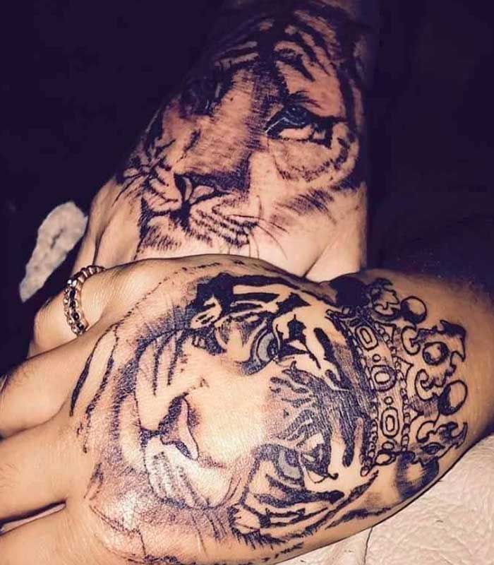 tatuajes de tigres para parejas