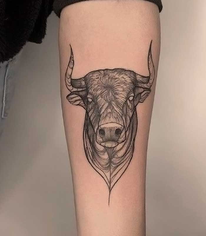 tatuajes de toros para hombres