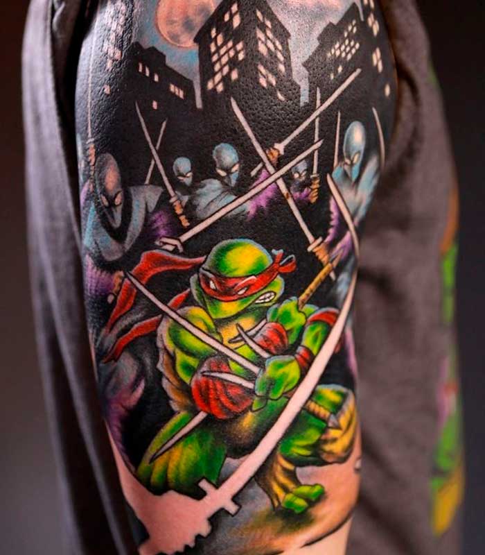 tatuajes de tortugas ninjas