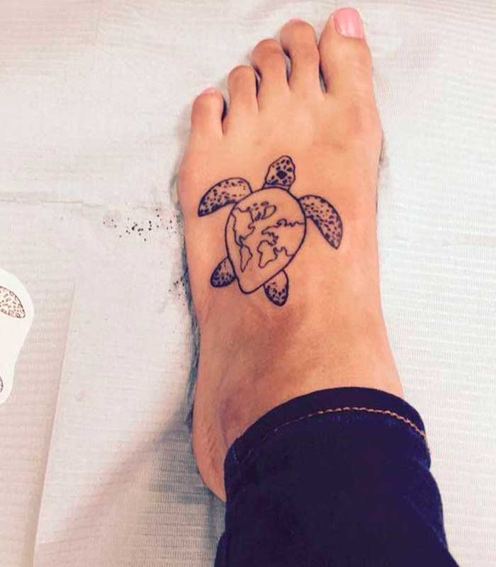 tatuajes de tortugas para chicas
