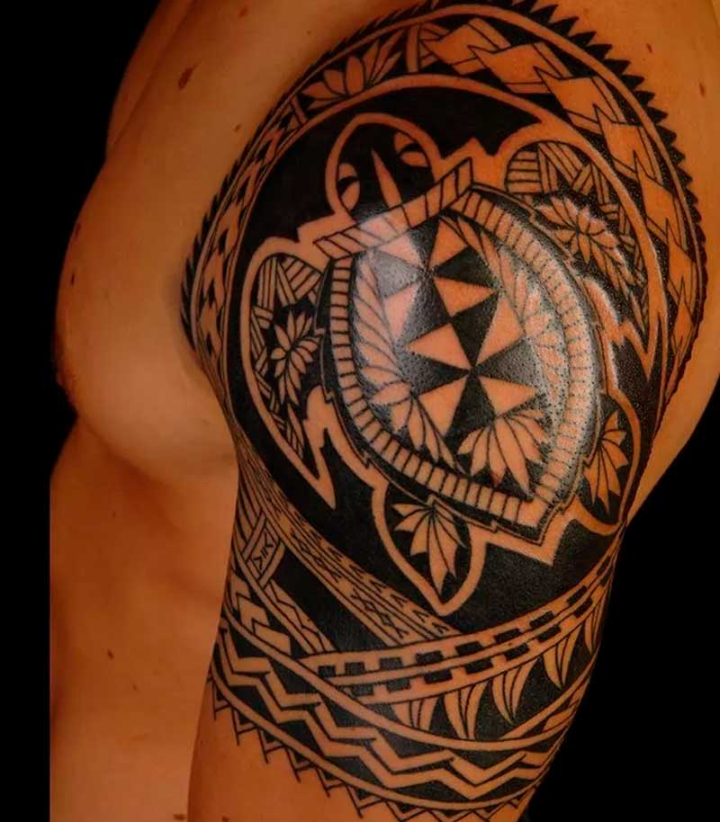 tatuajes de tortugas polinesias 6