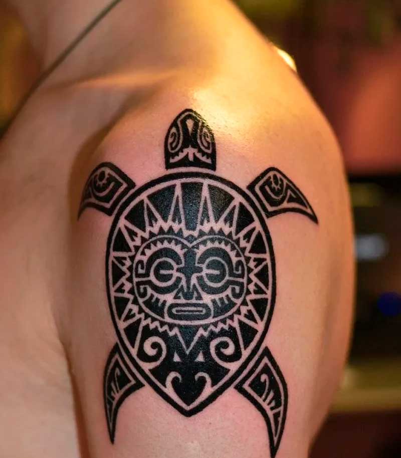 tatuajes de tortugas polinesias
