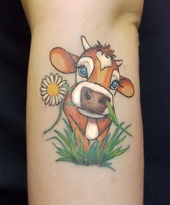 tatuajes de vacas para damas