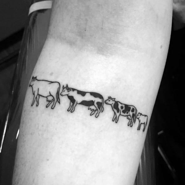 tatuajes de vacas para enamorados